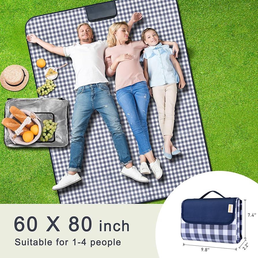 Amazon.com: SAMSIER Outdoor Picnic Blankets Waterproof